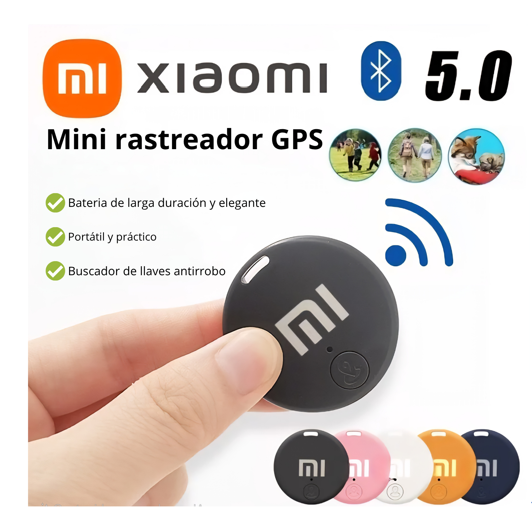 GPS - Localizador Inteligente Bluetooth para Llaves, Mascotas y Equipaje