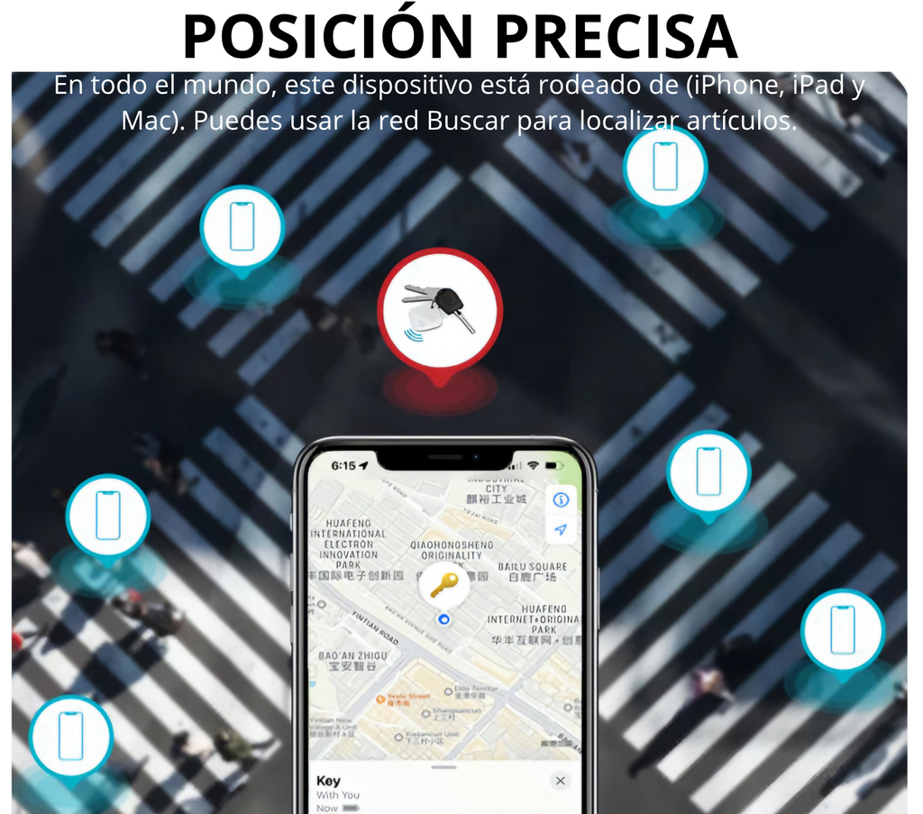 GPS - Localizador Mini para Apple "Find My" (iOS)