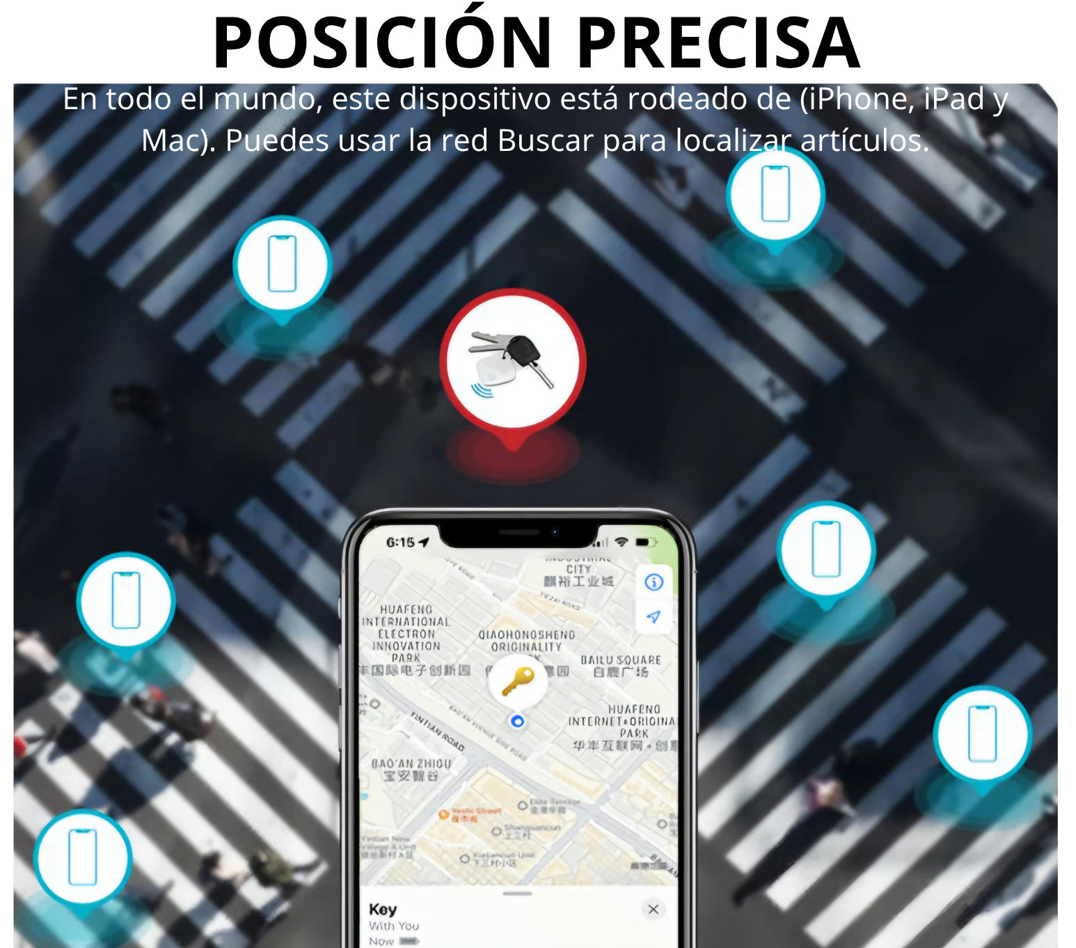GPS - Localizador Mini para Apple "Find My" (iOS)