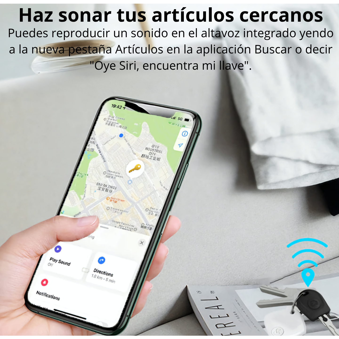 GPS - Localizador Mini para Apple "Find My" (iOS)