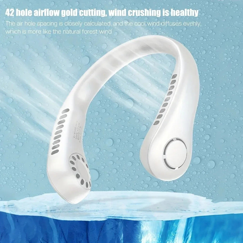 Ventilador de Cuello Portátil "Hands-Free" (Manos Libres) 🌬️🙌