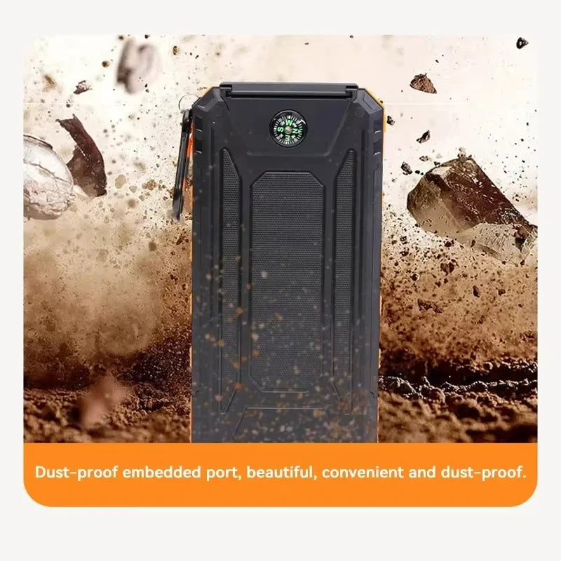 Power Bank Solar 500,000 mAh (Modelo 2026) Carga rápìda