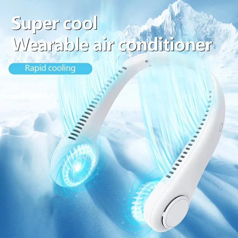 Ventilador de Cuello Portátil "Hands-Free" (Manos Libres) 🌬️🙌