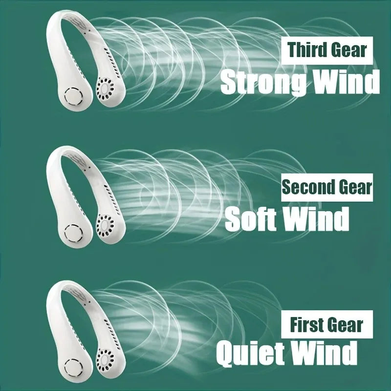 Ventilador de Cuello Portátil "Hands-Free" (Manos Libres) 🌬️🙌